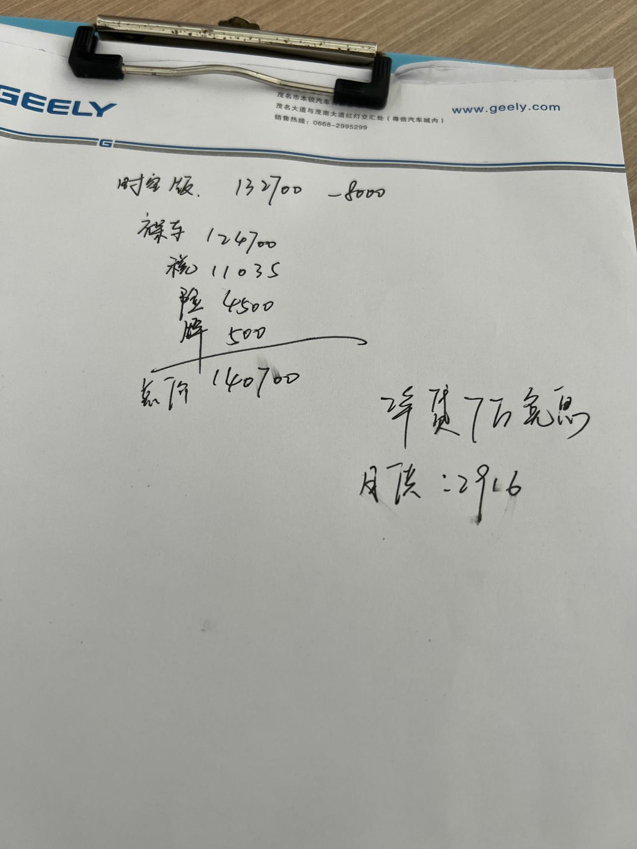 吉利星瑞 这价格ok吗？没砍价，感觉还能砍…