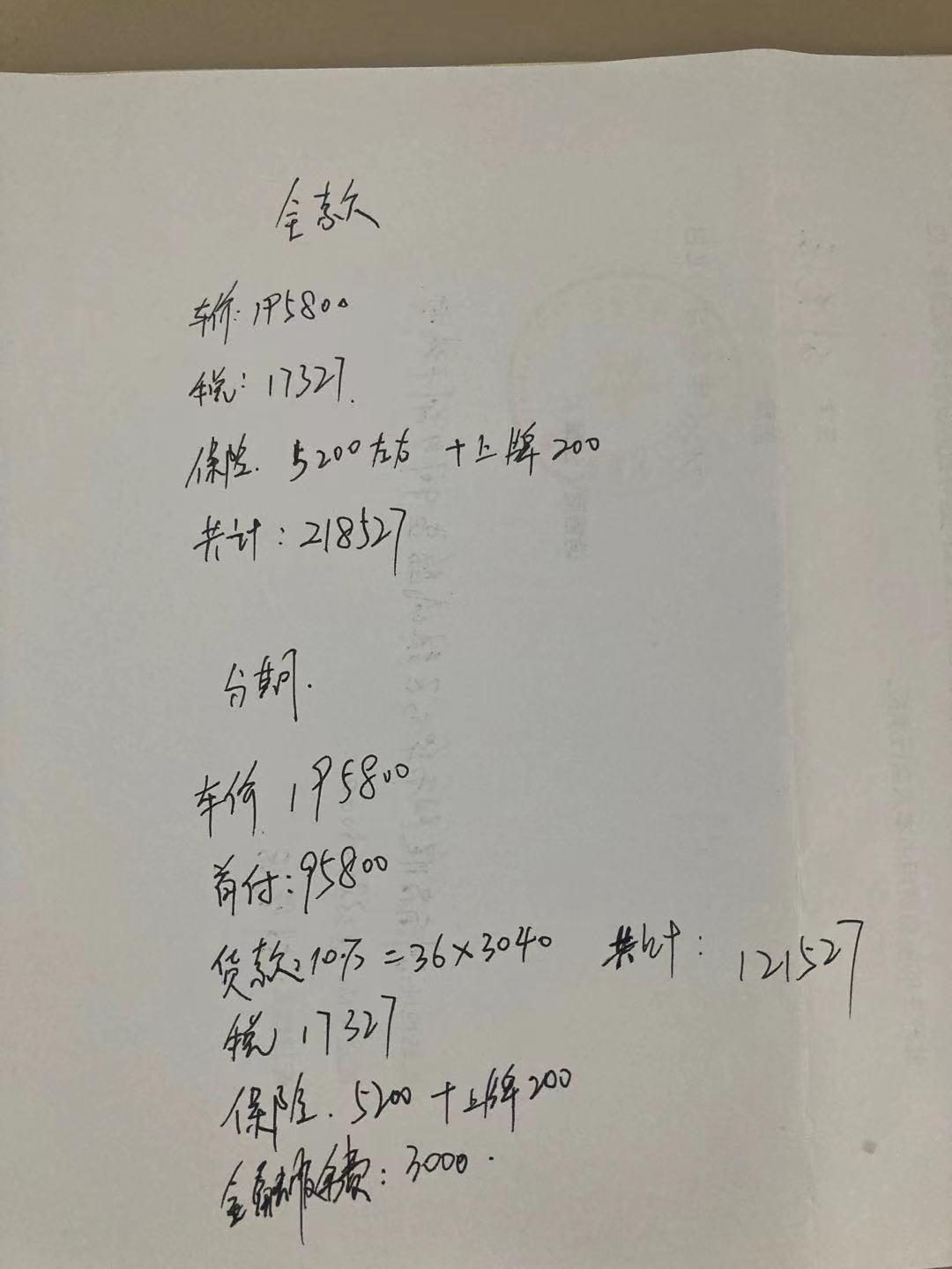 各位大佬这是坦克300销售给的方案，你们怎么看，合适吗？
