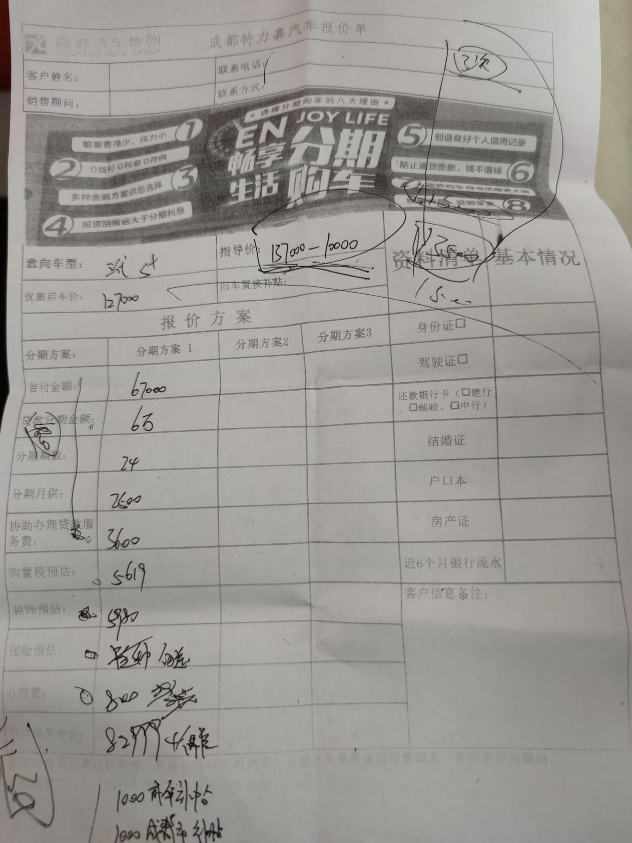 哈弗H6 今天来看车了S+1.5T。试驾了几圈还可以(试驾是2.0的。因为我是新手感受不出来老司机们说的加速有延迟。还有