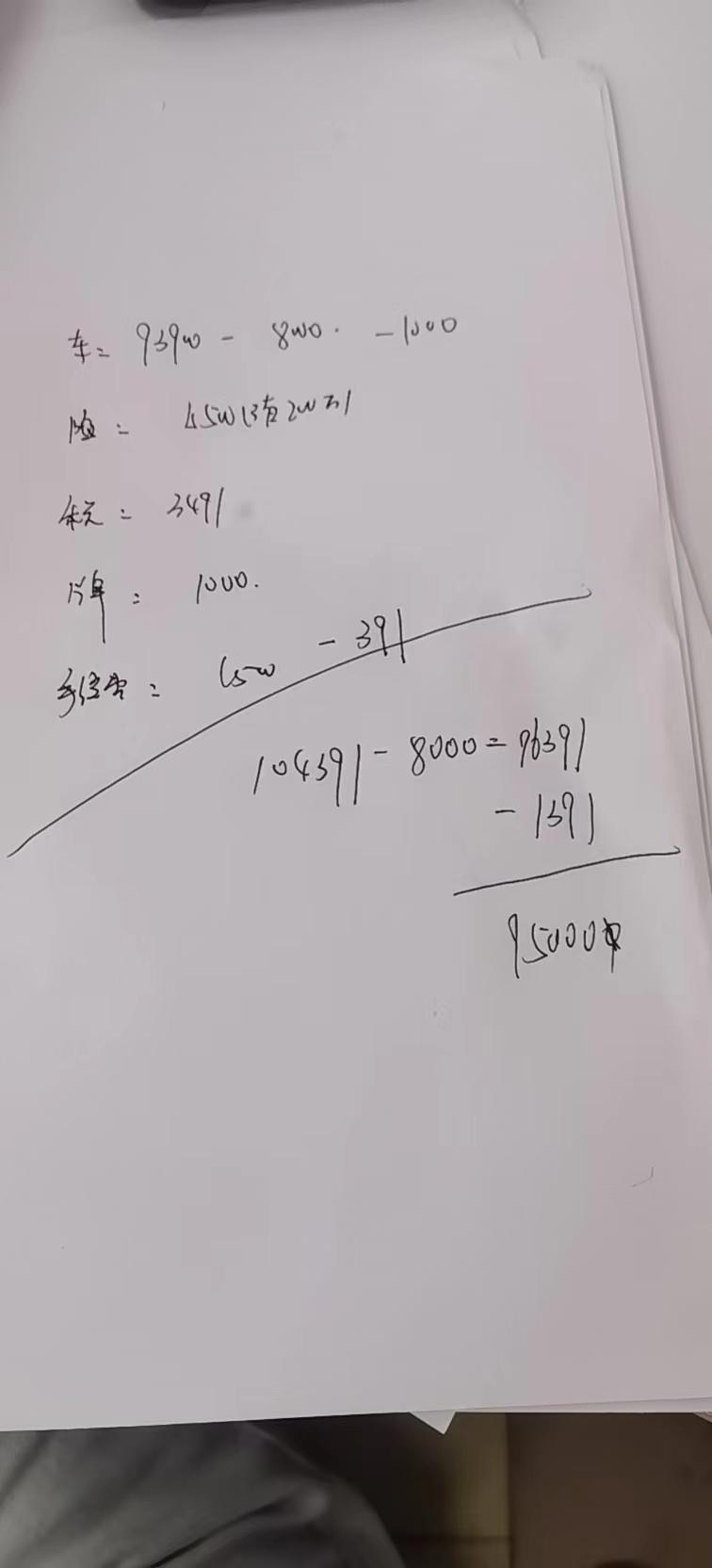 长安逸动 这样算，手续费是不是要的太多了？