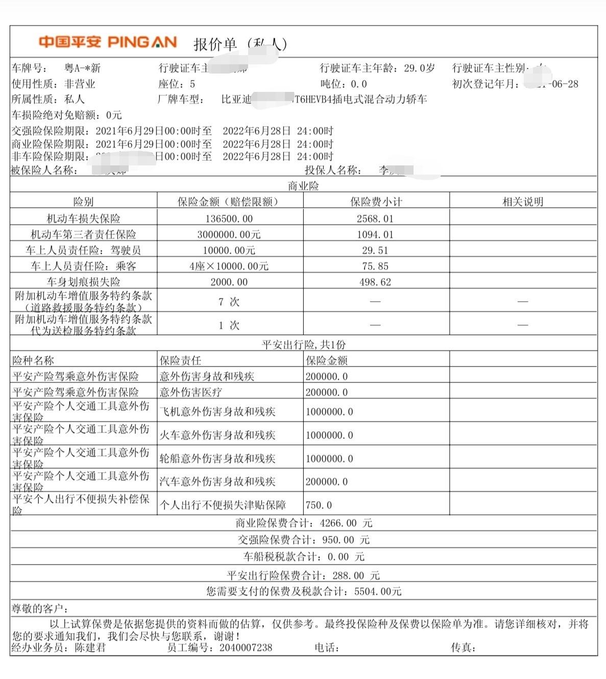 比亚迪秦PLUS DM-i 保险 哪里可以砍