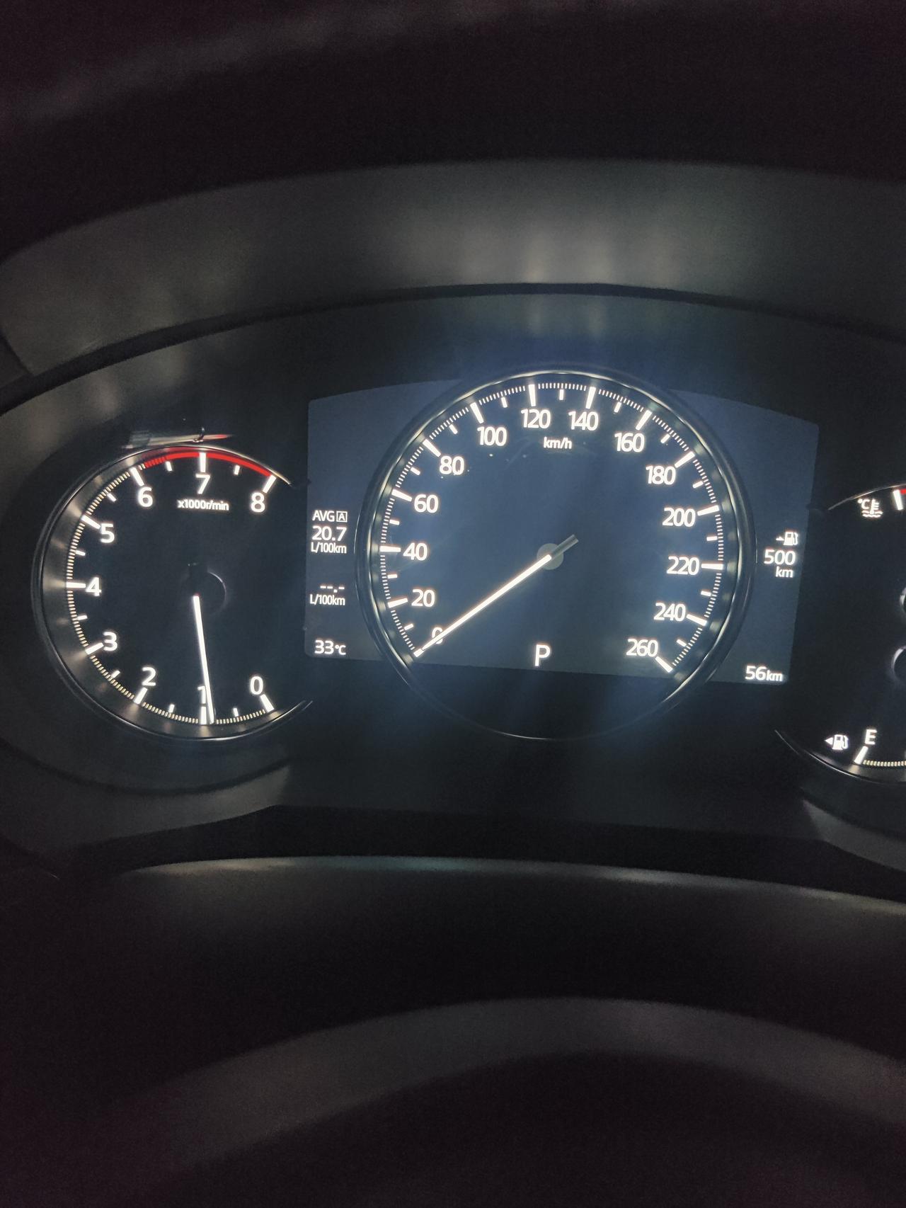 马自达阿特兹 新车，请问20个油是咋回事，难道我开空调开久了？