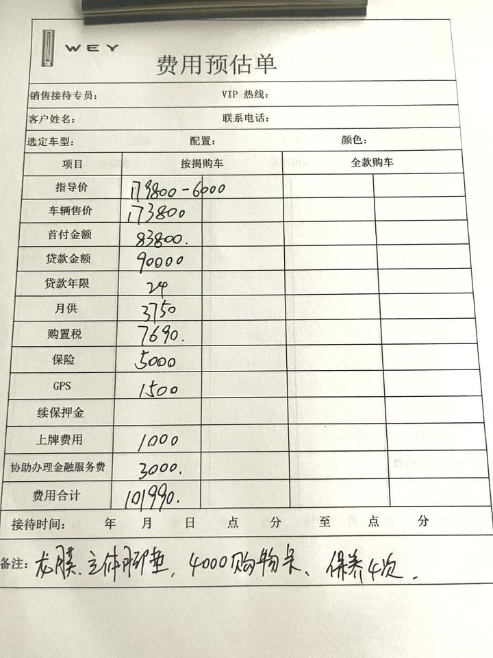 魏牌拿铁DHT 广西南宁市，市场的价格！怎么样？老铁们！合理吗？后期还有一个5000的优惠！