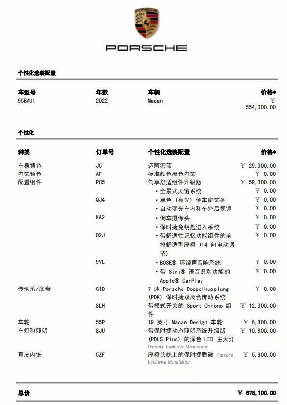保时捷Macan 这个里面有电动转向驻吗，女生推荐那辆车