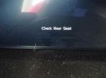 吉利远景X6 吉利第四代帝豪旗舰熄火后显示Cleck rear seat这是什么问题？怎么解决啊