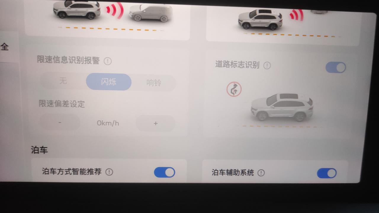 吉利星越L 更新1.5后这两个功能灰了不能操作，而且点功能后面的感叹号也不会弹出操作手册了