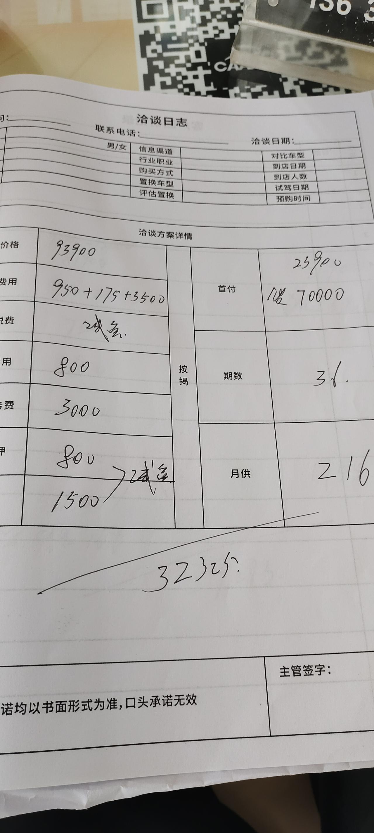 长安逸动 今天去4s店看了22款尊贵，还能砍多少？