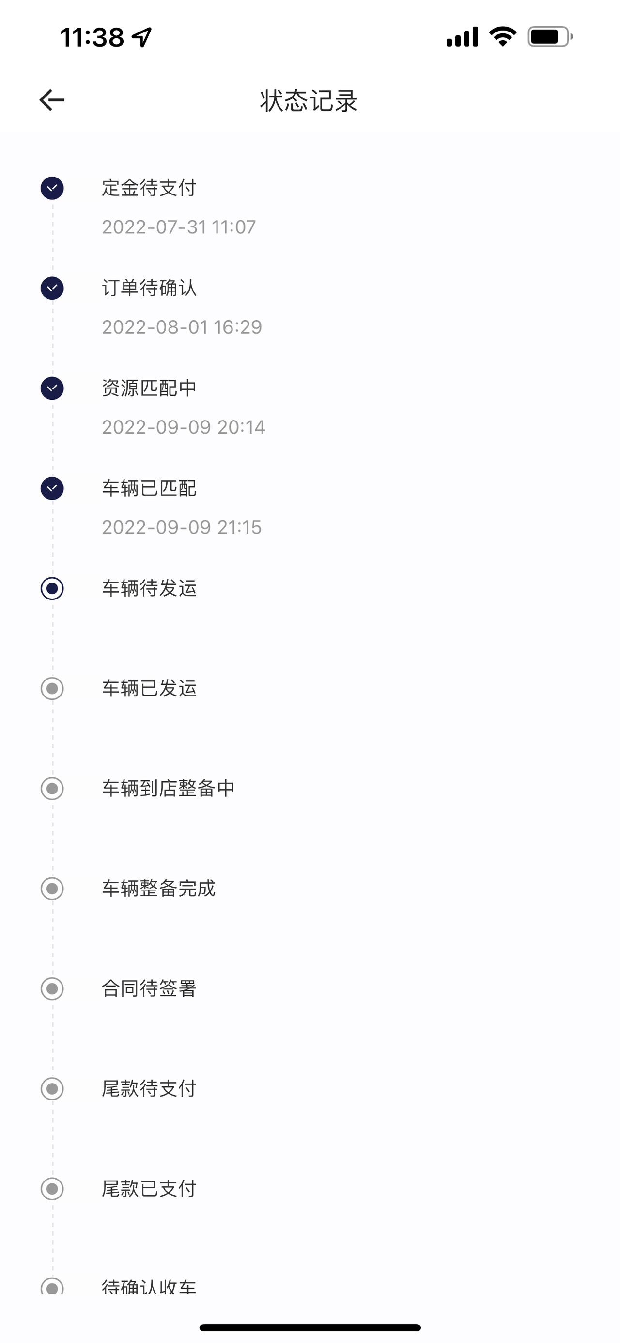 长安深蓝SL03 是不是9.9匹配的多没发车