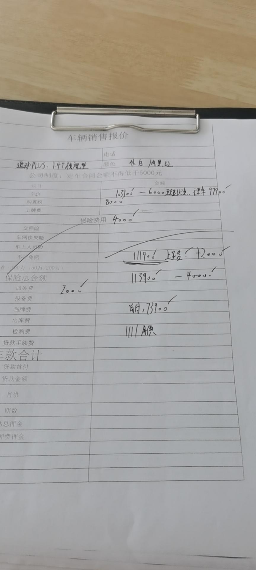 长安逸动 跑了三家4S店这家是报价最便宜的     贷款落地11万可以吗
