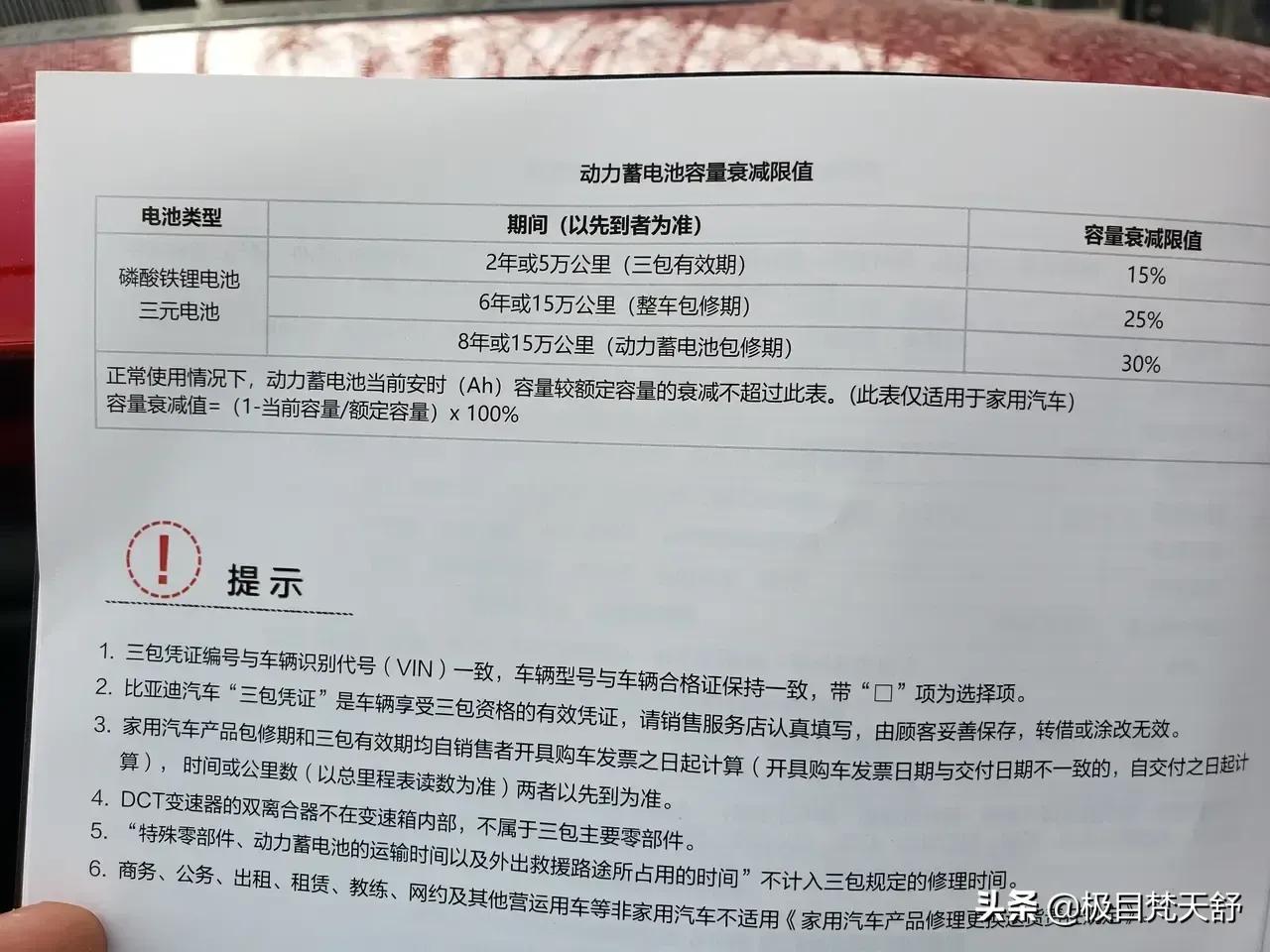 比亚迪汉EV 关于新版质保手册有电池衰减标准，请问这个标准是不是只针对2022交的车？之前的不享有这个保障？