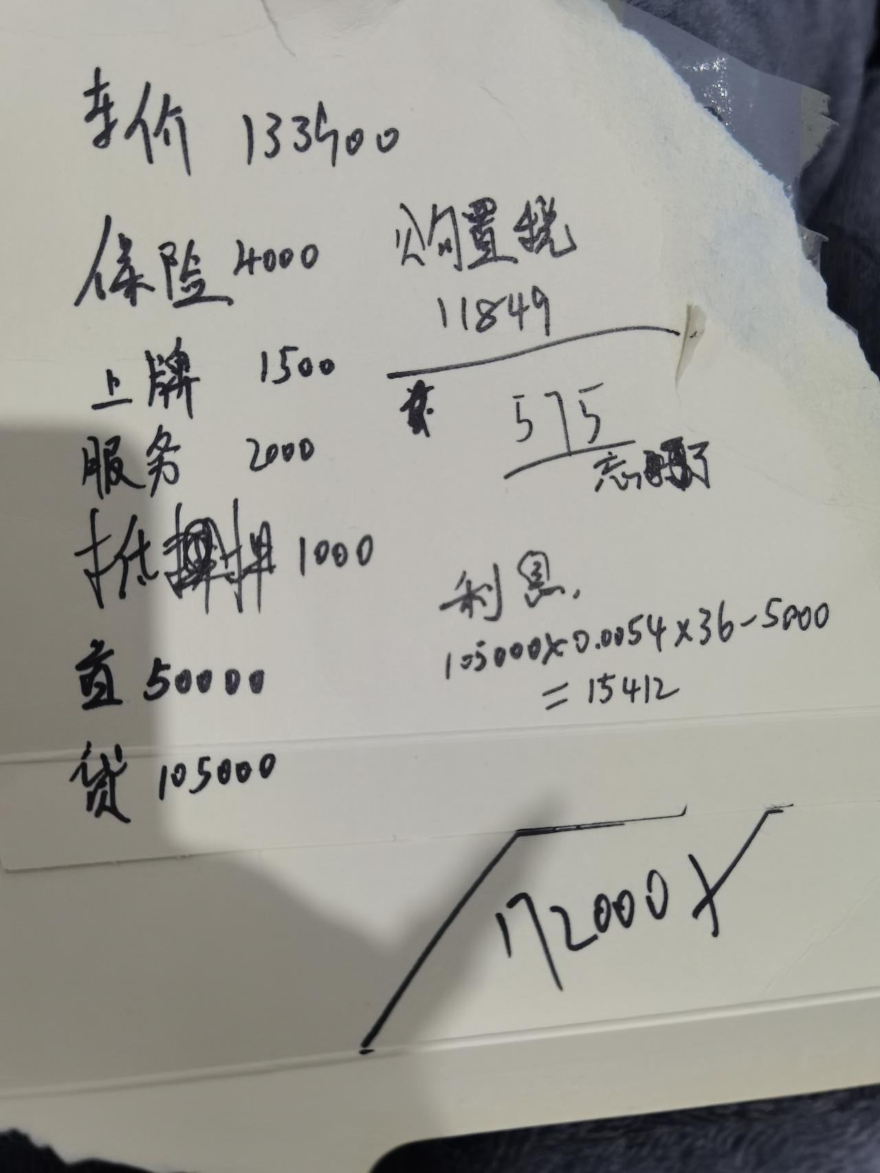 长安UNI-T 图一是我大概写的，图二是我偷拍的顶配车型落地17.2，小白鼠不懂，请指教指教！！