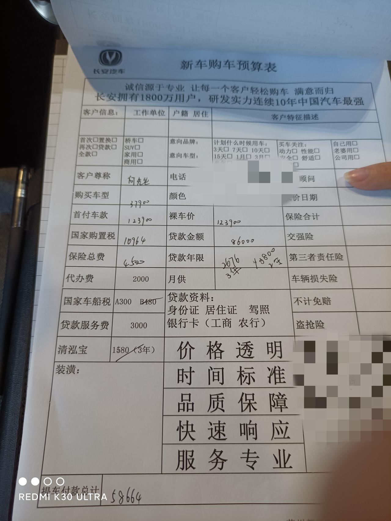 长安UNI-T uni-T中配 销售给这个价 怎么砍？在线求指导