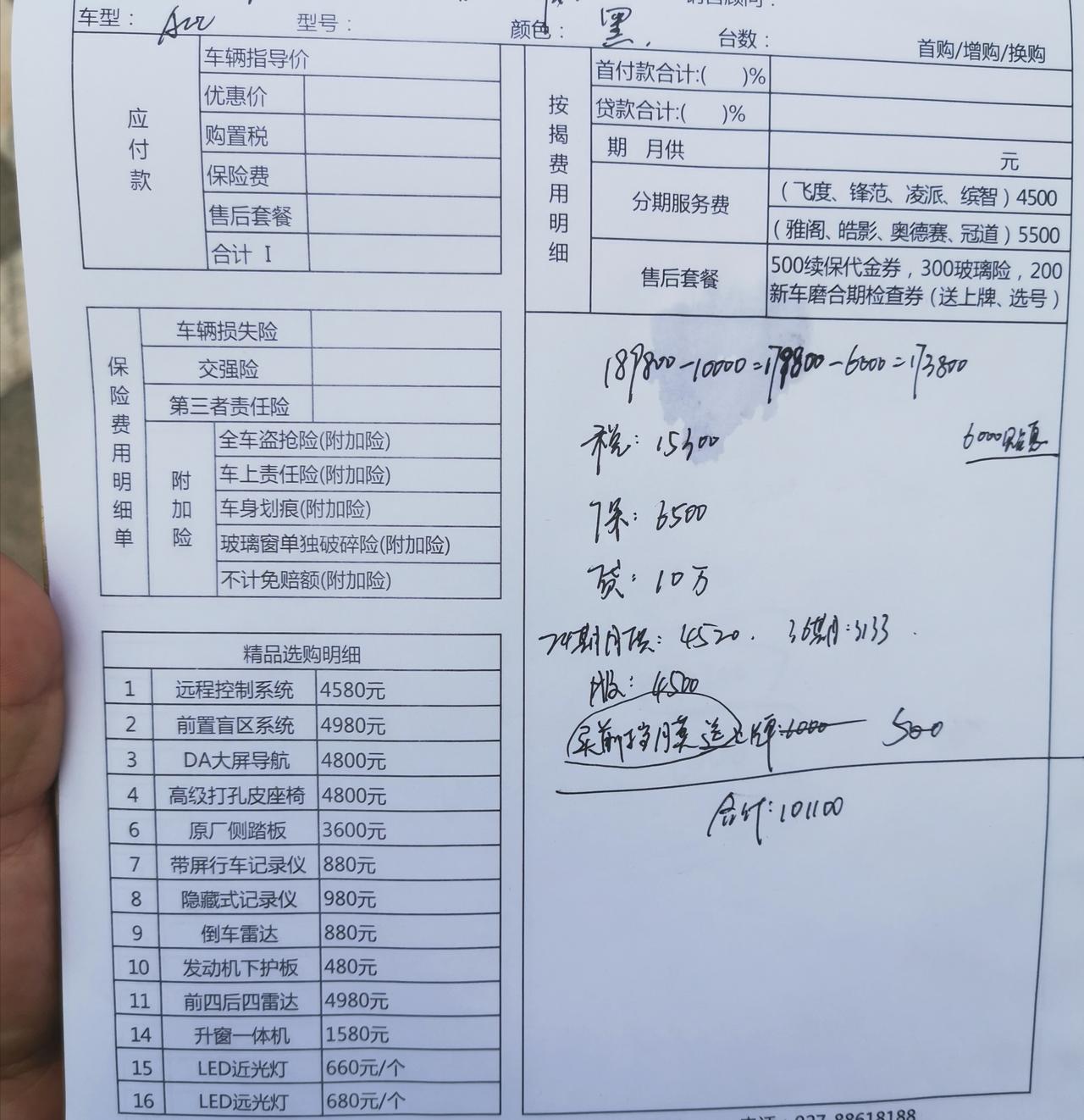 兄弟们，坐标武汉，雅阁精英，落地201100，这个价格还有多少可谈空间啊？