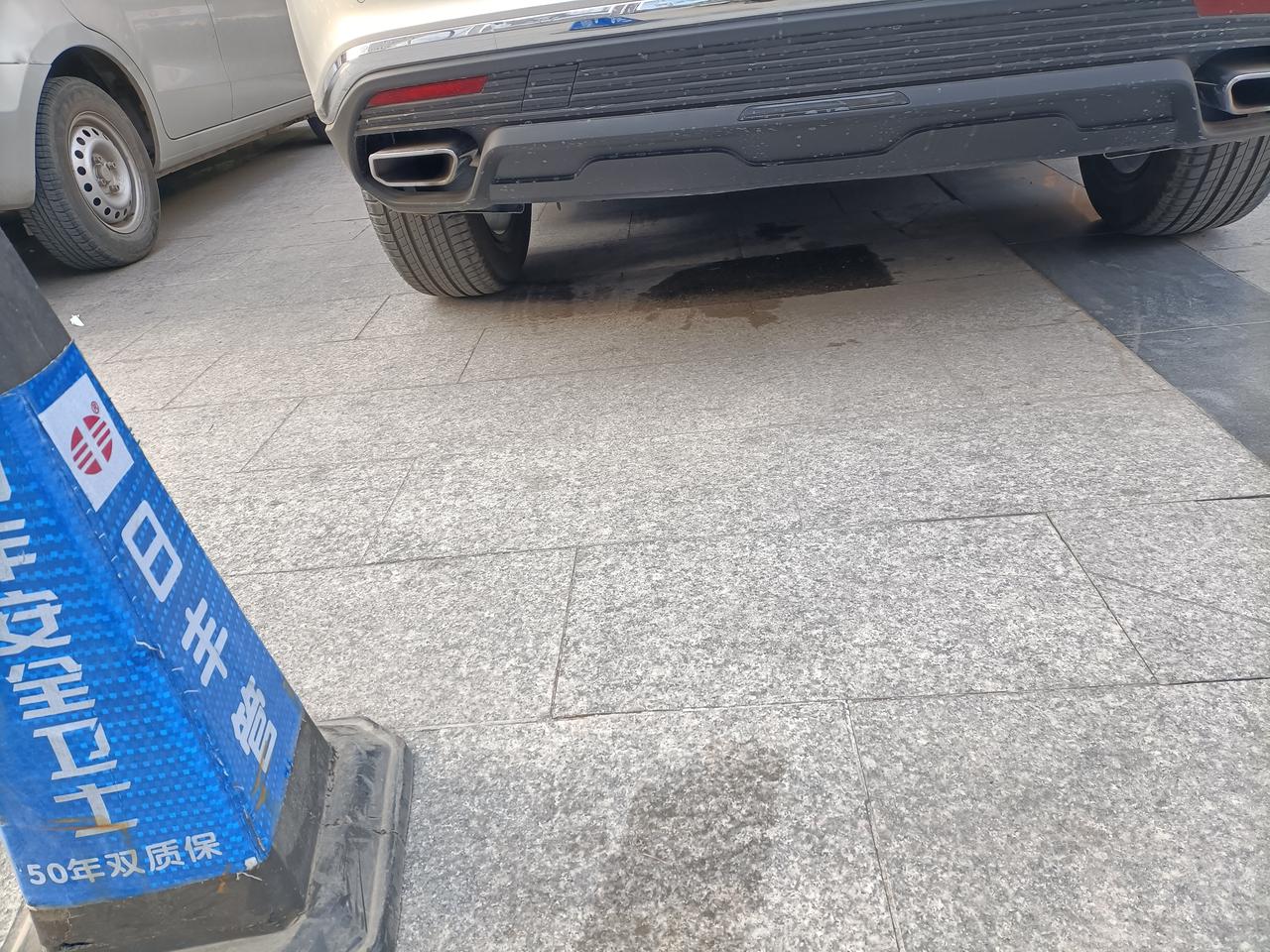 红旗HS5 车屁股下面总是一摊水  好几天了  这个正常么