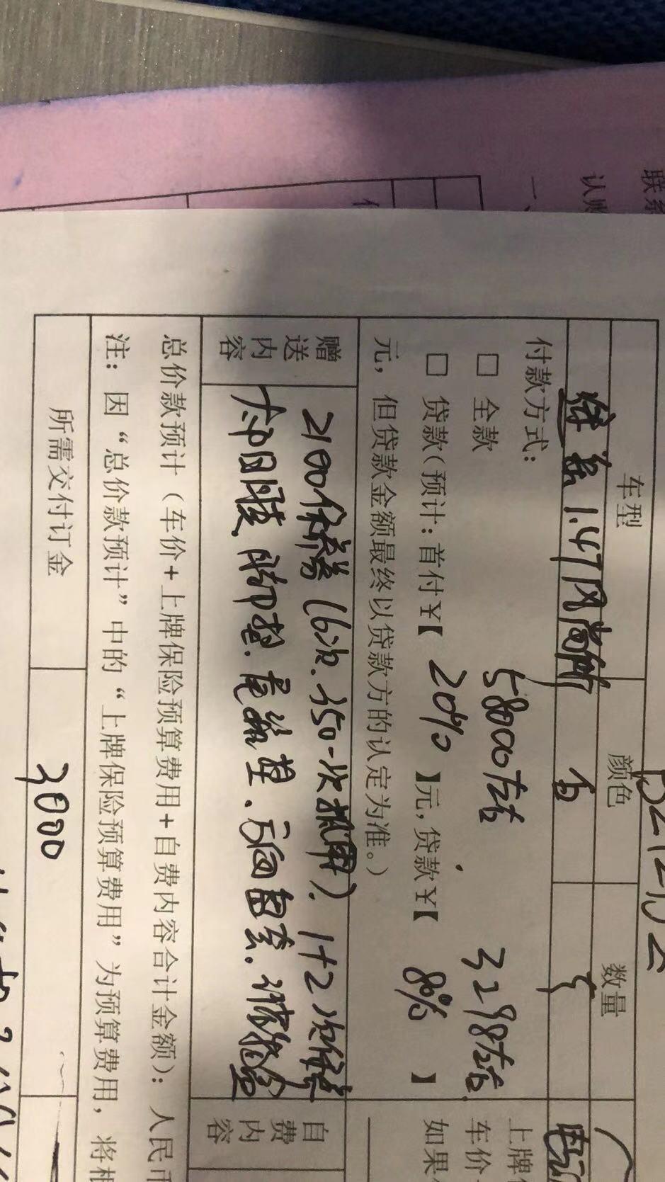 位置：长沙           途岳风尚版  详情请看图  第一次买车大家给给意见  这价格我觉得接受不了  让退订金 