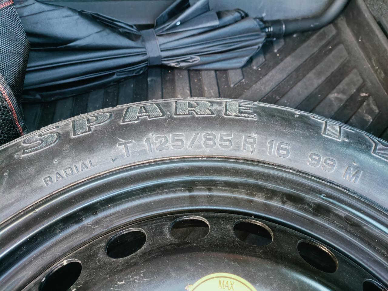 沃尔沃S60 125/85r16能做沃尔沃的备胎吗本地卖沃尔沃配件商有一个125/85r16的沃尔沃原装备胎，说是18年