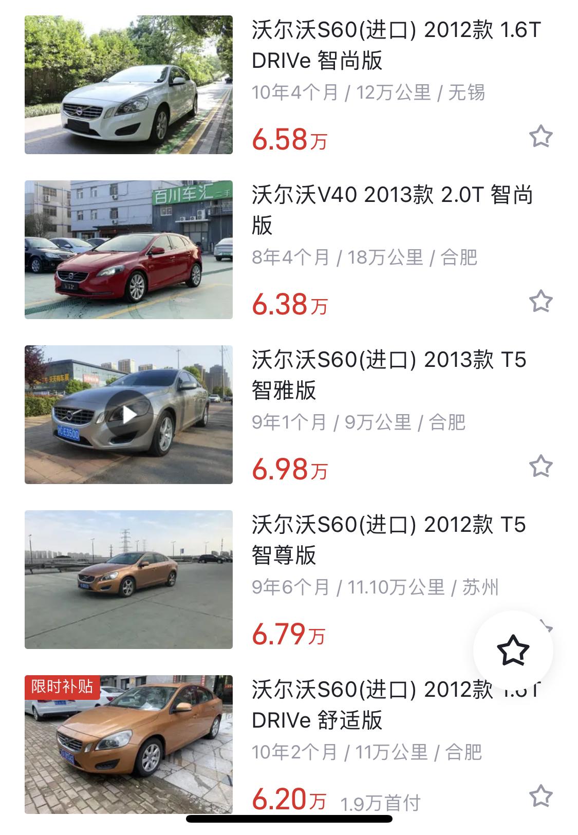沃尔沃S60 为啥头同样年份，沃尔沃的公里数都这么高？别的二手车都7、8万公里，沃尔沃动不动就是十几万