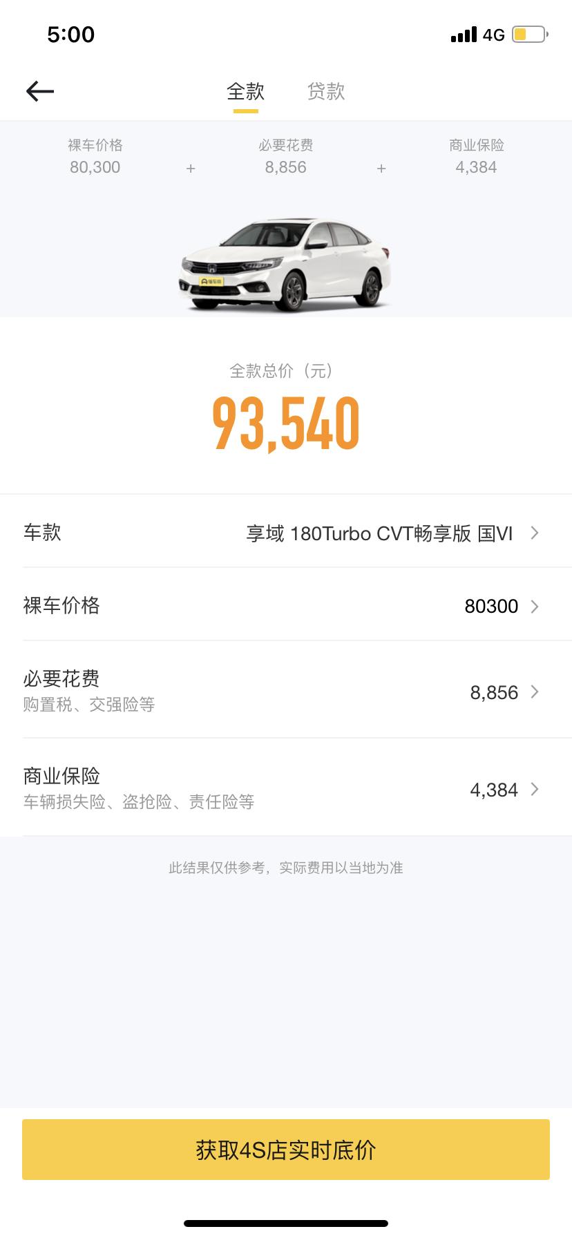 本田享域 懂车帝里的报价是不是不准啊？平台上报价江门市优惠3.2、但是4S店销售跟我报价11左右落地价 也就是说实际优惠