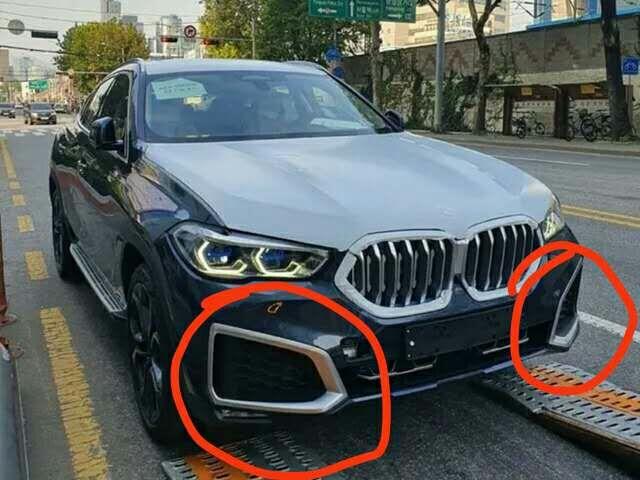 宝马X6 新款宝马x6   这款车型怎么不一样？这样感觉好看一些  自己改的？还是选装的？