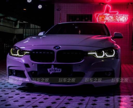 宝马3系改装纪念帖 绞牙姿态更显运动气息