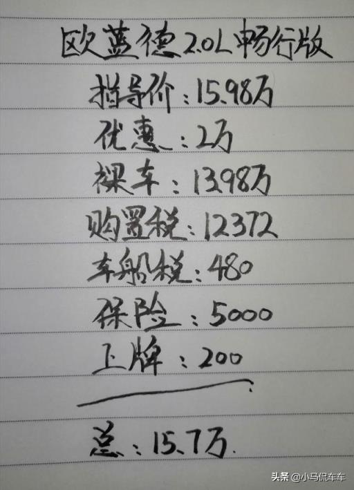 意外喜提欧蓝德丐版，车主：14万裸车性价比谁与争锋