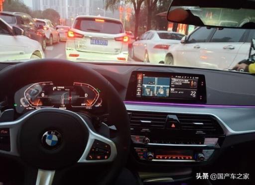 新宝马530LI行政版提车，内饰用料足，宝华音响和星空棚顶很给力