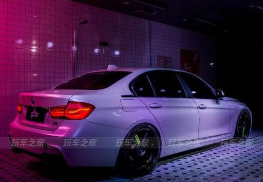 宝马3系改装纪念帖 绞牙姿态更显运动气息