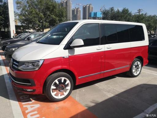 德国专用接待车，能越野的MPV，红白双色外观迈特威提车