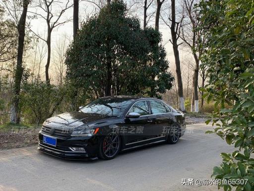 玩过汽配风 这辆帕萨特最终上了气动玩姿态