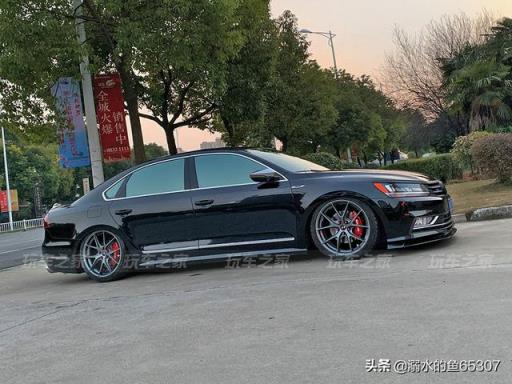 玩过汽配风 这辆帕萨特最终上了气动玩姿态