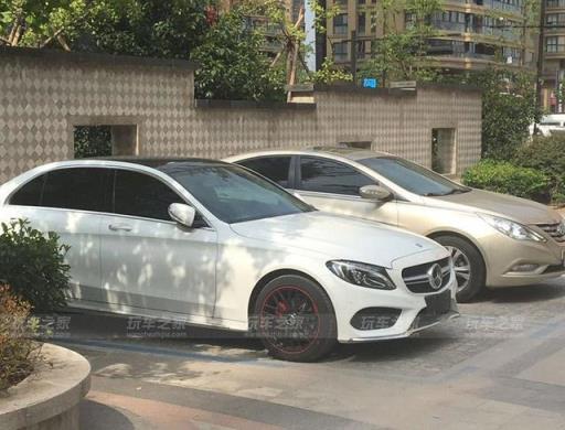 奔驰C级改装卡尔森包围 混搭AMG风格