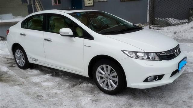 思域提车作业九代思域提车后的小装饰