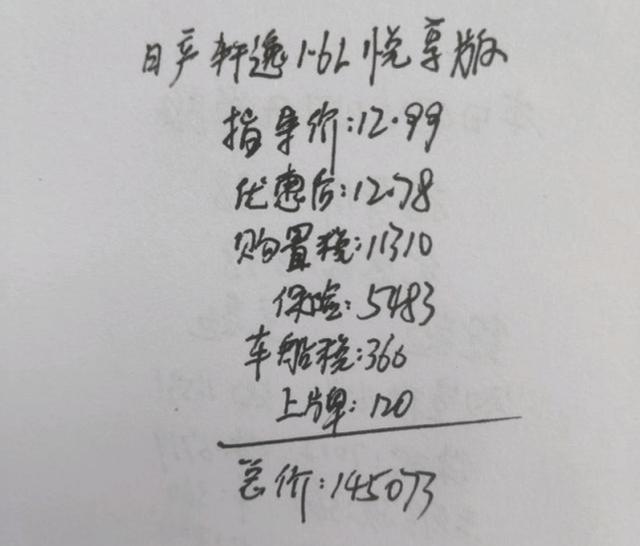 最低开过4.3L油耗，14.5万喜提1.6L轩逸开了不到2周：不后悔