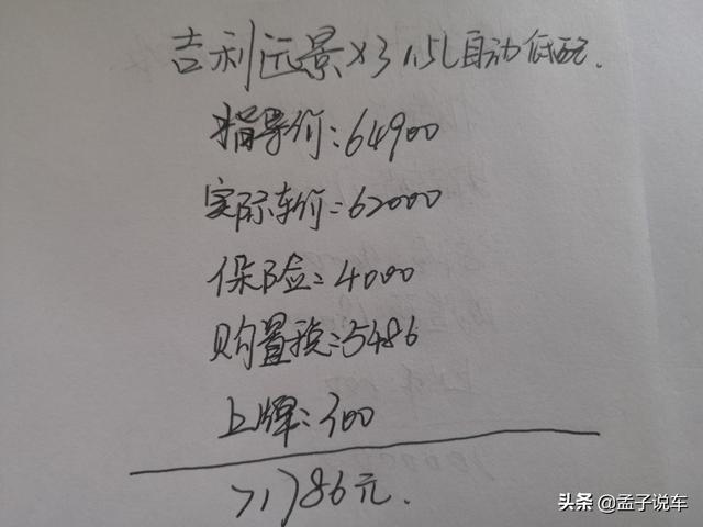 6.2万喜提吉利远景X3，用车500公里，车主：空间油耗很满意