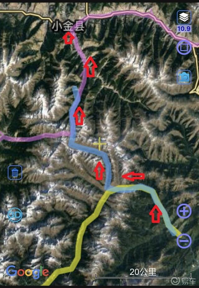 追云逐雪 初冬冰雪中穿越川西宝康小金线