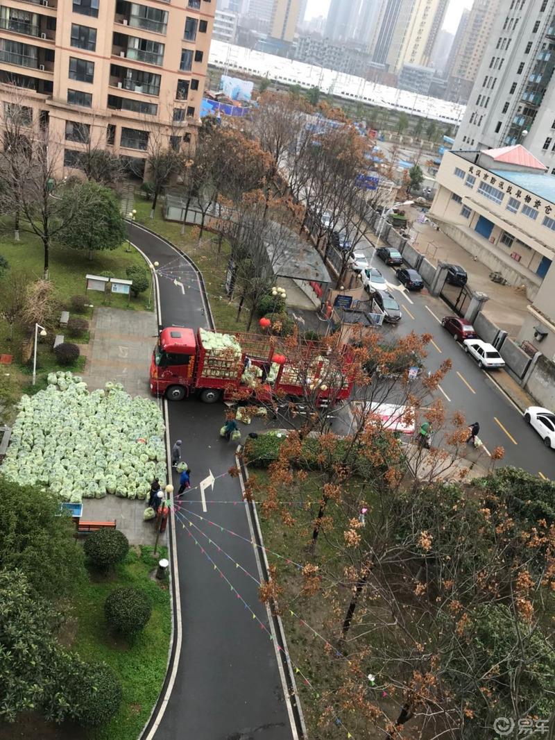 暖心菜过后迎来武汉的第一场雪