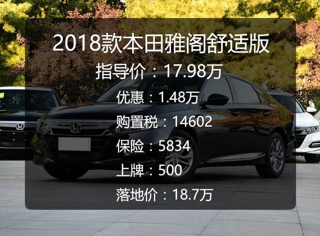 家人让我买速腾，最后18.7万提本田雅阁低配，连老婆都直夸我懂车