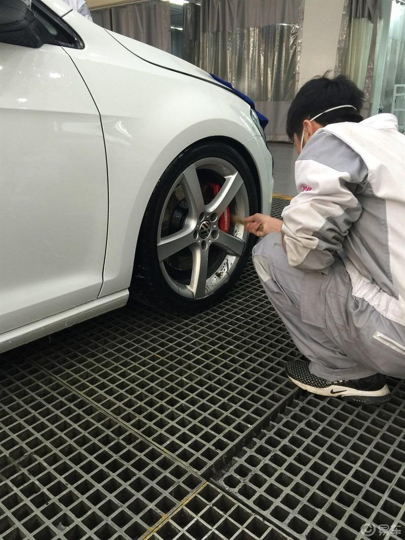 有型才够味，7代高尔夫改装votex轮圈