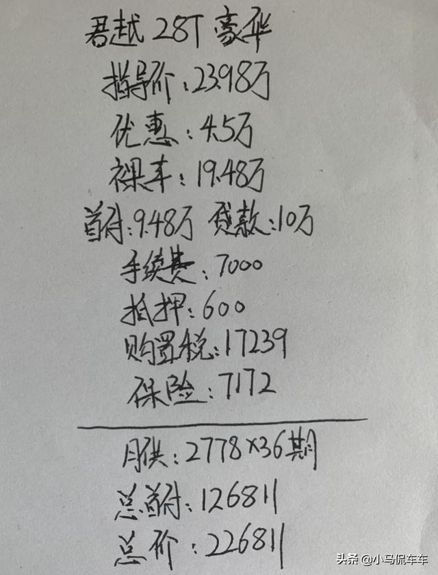 喜提别克君越28T豪华，除了保值率其他完美，这价我买的不算贵吧