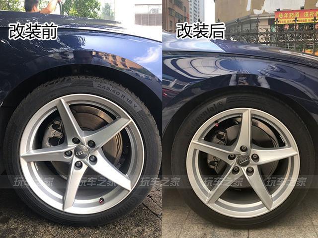车友把老天籁置换奥迪A5 改装只想让车子看起来好看一些