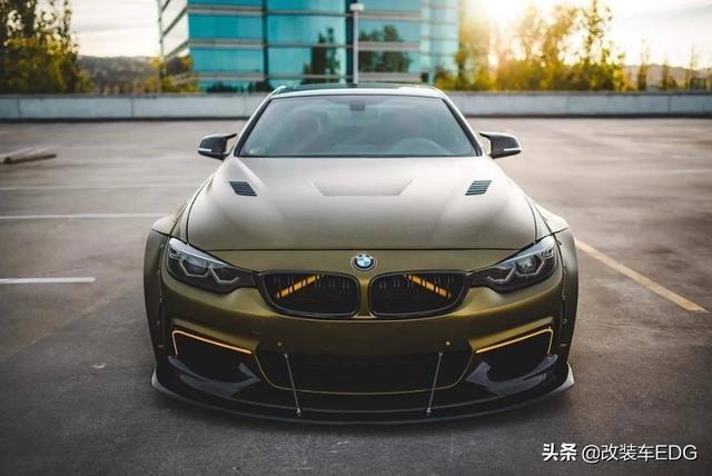 一步到位最过瘾，宝马440i F32上身精品宽体，姿态无可匹敌