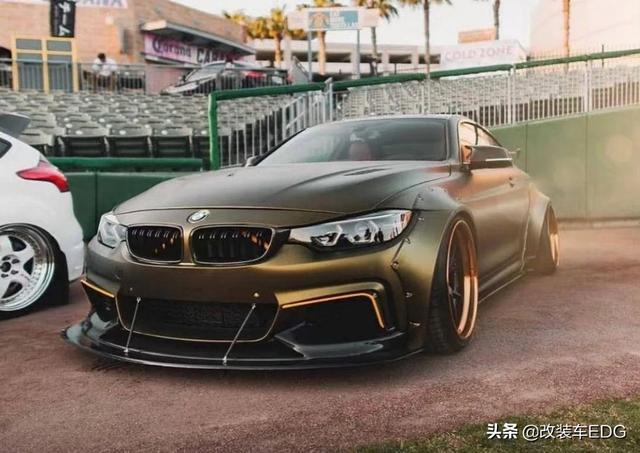 一步到位最过瘾，宝马440i F32上身精品宽体，姿态无可匹敌