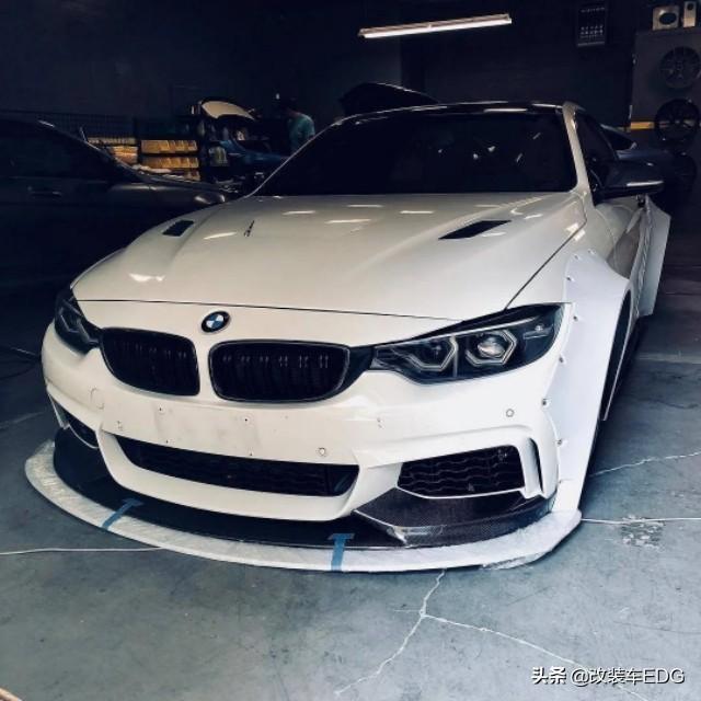 一步到位最过瘾，宝马440i F32上身精品宽体，姿态无可匹敌