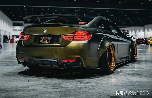 一步到位最过瘾，宝马440i F32上身精品宽体，姿态无可匹敌