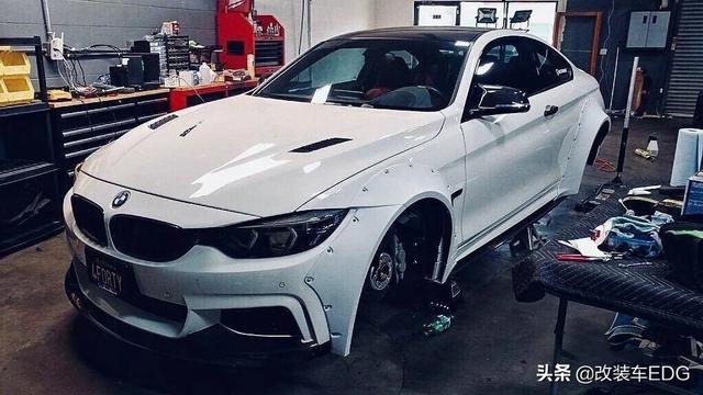 一步到位最过瘾，宝马440i F32上身精品宽体，姿态无可匹敌