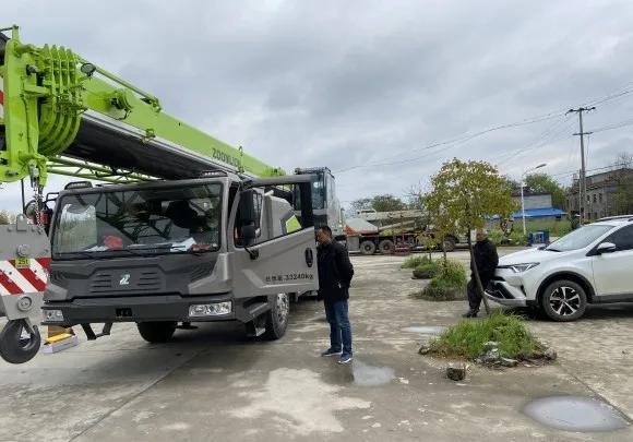 国六新车到家，恭喜吊友喜提25吨极光绿！