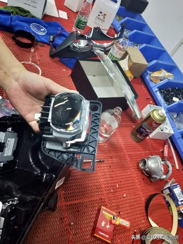 注意了！改灯这几点要牢记！缤越battle版改阿帕V5 LED双光透镜