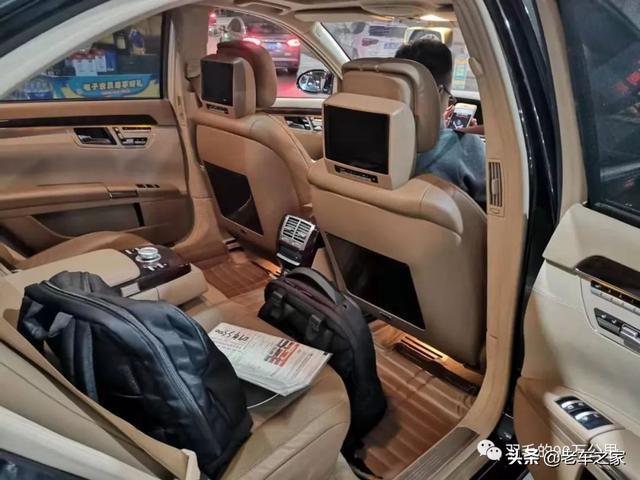 你想要的内装奢华，这台奔驰都给你，十年老S500内饰大重建