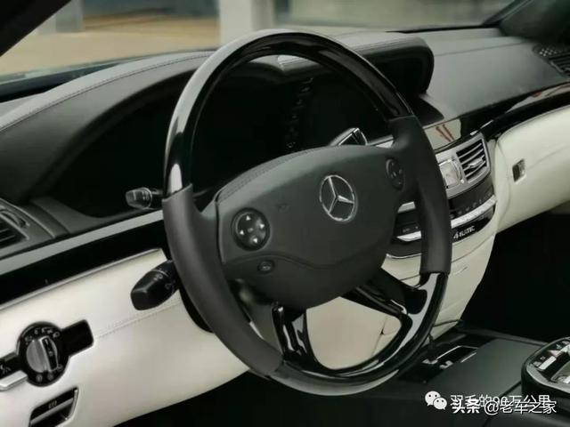 你想要的内装奢华，这台奔驰都给你，十年老S500内饰大重建