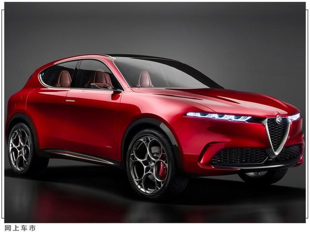 阿尔法·罗密欧新SUV，前脸造型凶悍，轮圈挺好看的